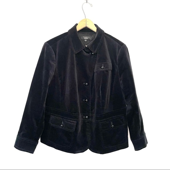 Talbots Jackets & Blazers - Talbots | Black Velvet Jacket